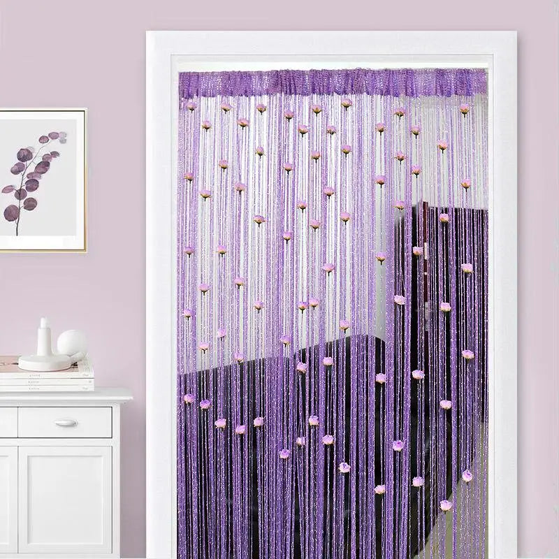 Rose Thread Door Curtain