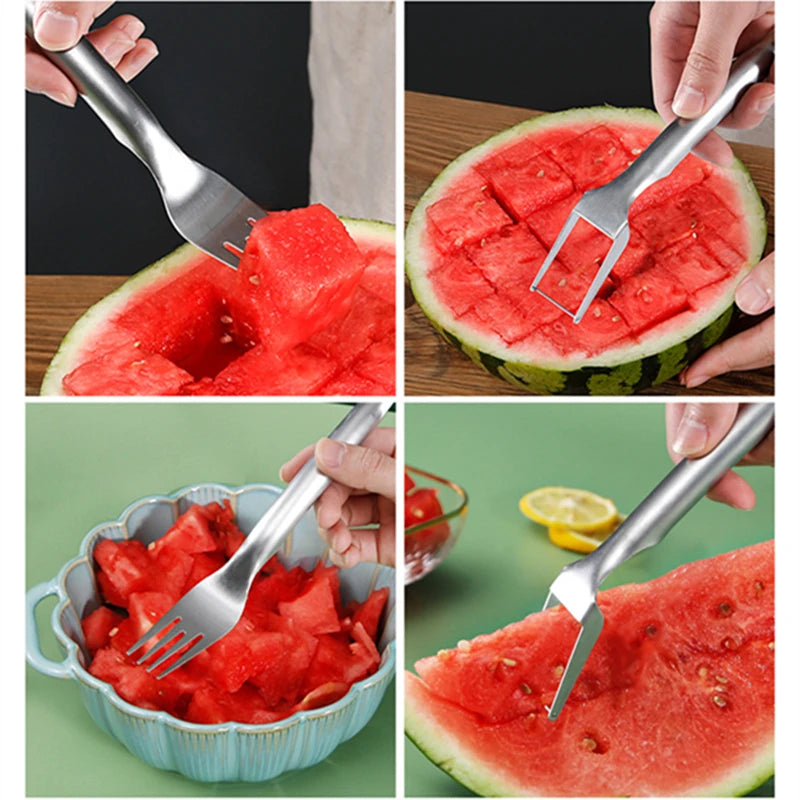 2-in-1 Stainless Steel Fruit Cutter