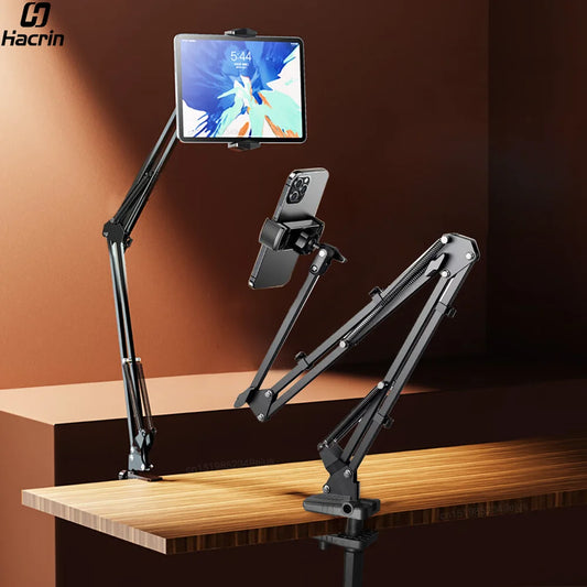 360-degree rotating adjustable and stable multifunctional aluminum alloy stand metal cantilever desktop mobile phone iPad stand