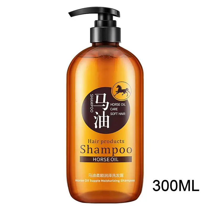 300ml Horse Oil Nourishing Shampoo-No.1 Patent Sales in Japan