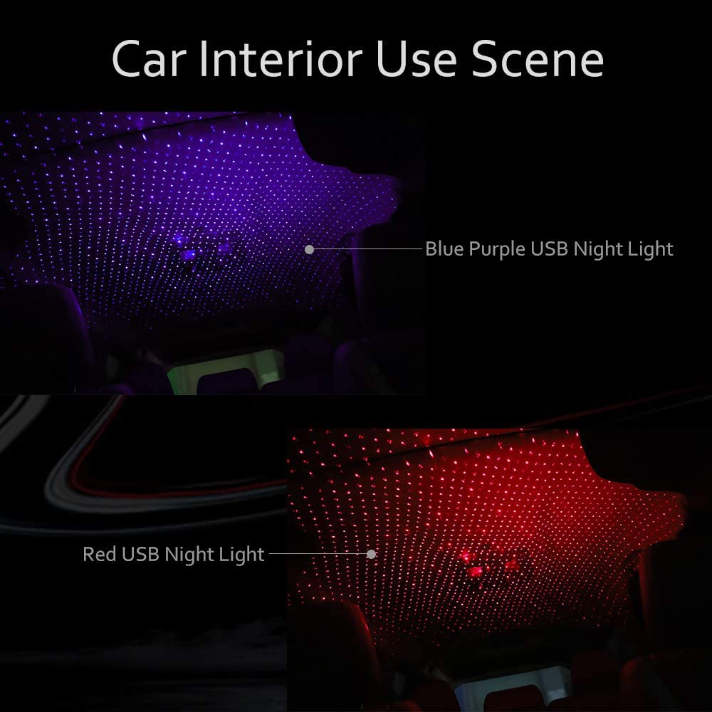Car Interior Ambient Lights - (Contains 4 light bars)