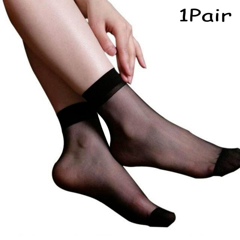 Silky Anti-Slip Cotton Socks