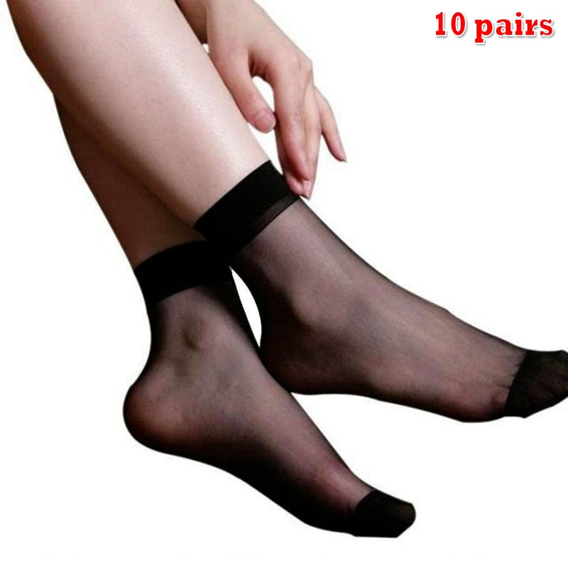 Silky Anti-Slip Cotton Socks