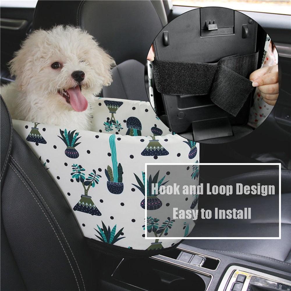 Snuggly-Safe Puppy Car Seat