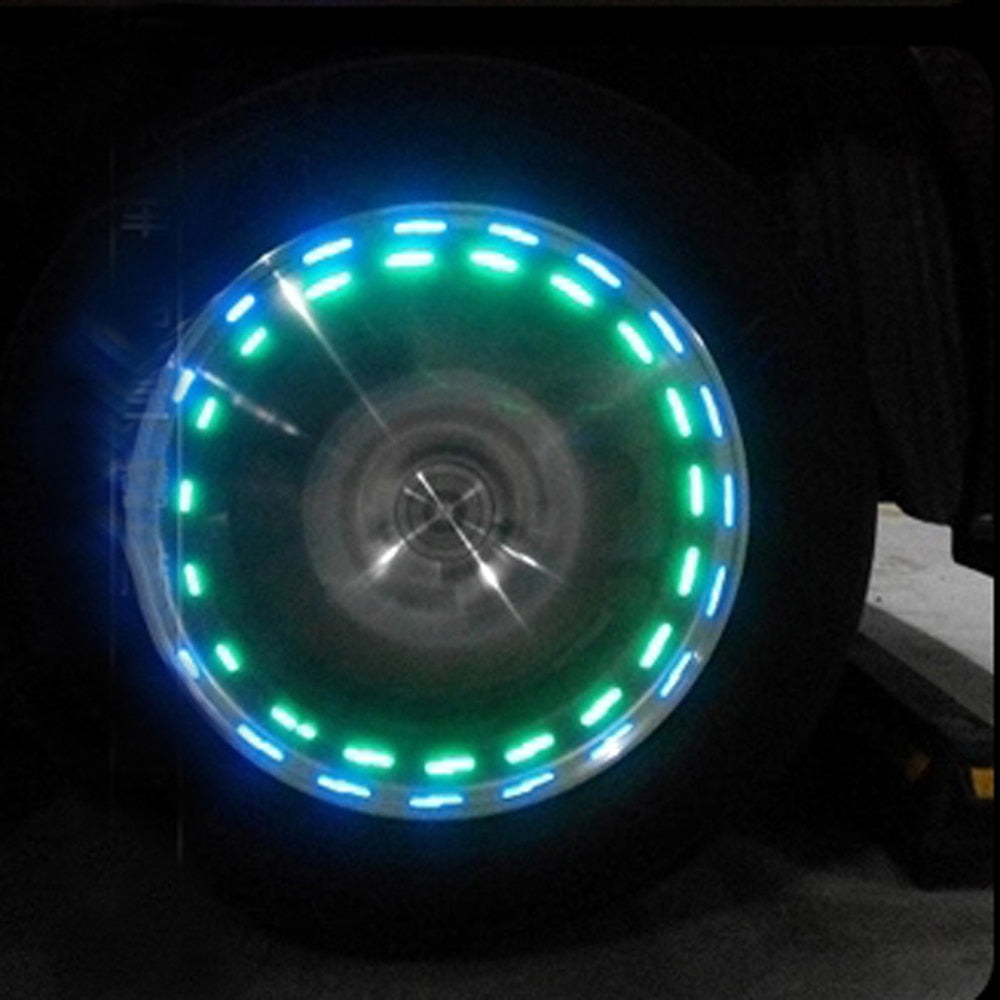 Car Solar Tire Light LED Color Flashing (suitable for cars, motorcycles and bicycles)