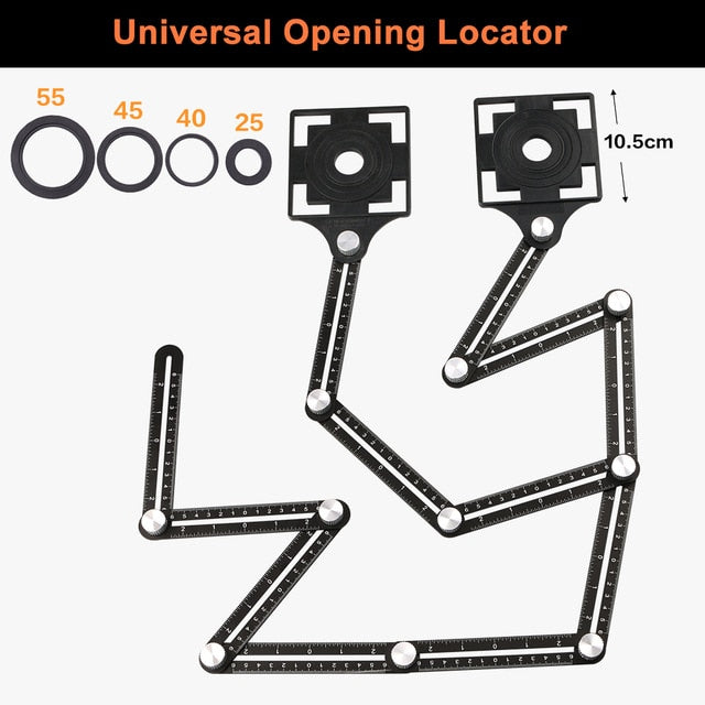 Universal Six-Sided Angle Measuring Locator