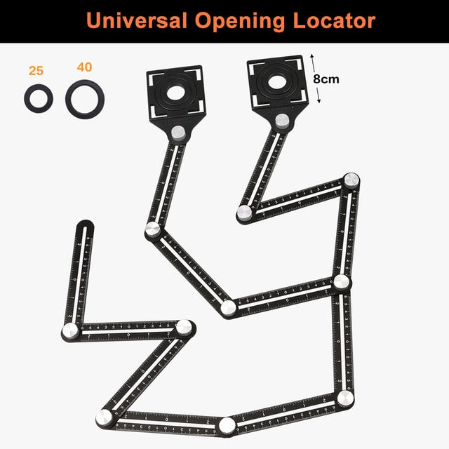 Universal Six-Sided Angle Measuring Locator