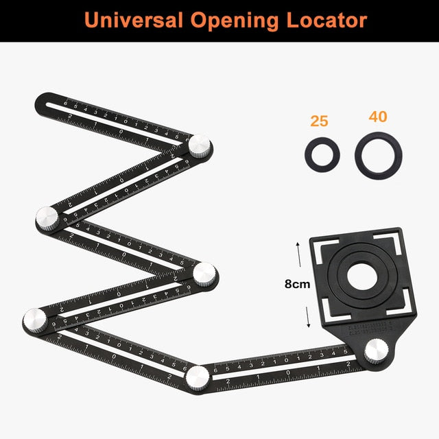 Universal Six-Sided Angle Measuring Locator