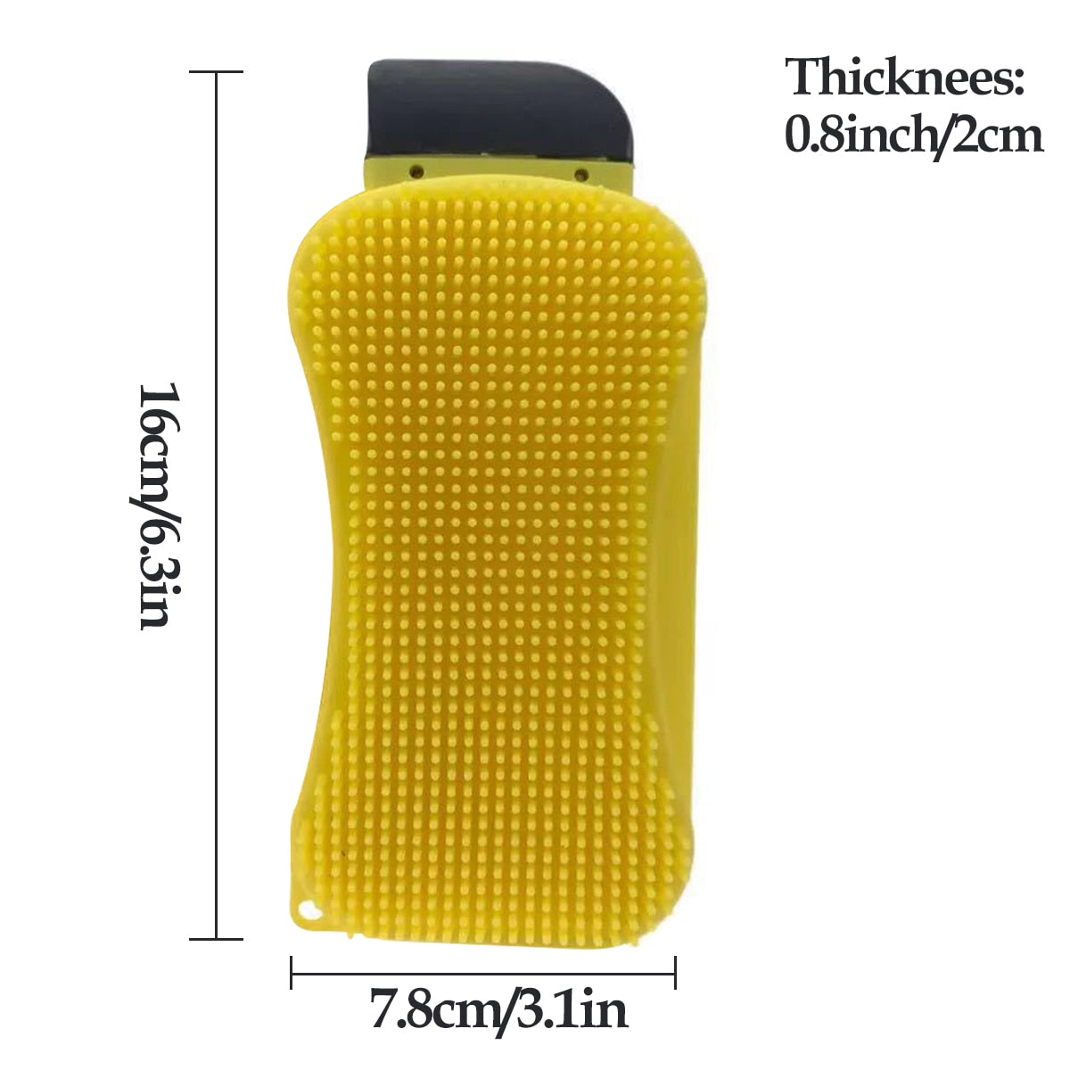 3-in-1 Premium Silicone Kitchen Sponge