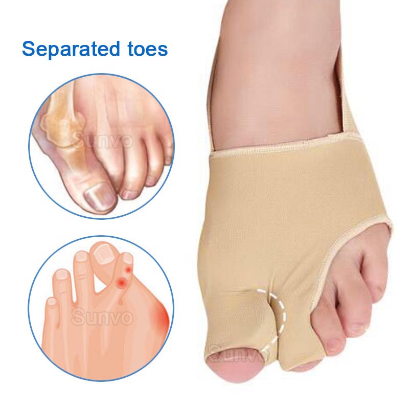 Elastic Two Toes Hallux Valgus Corrector