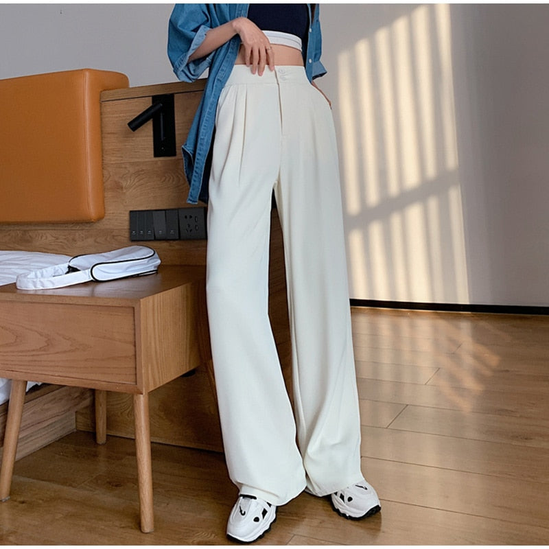 2024 Woman's Casual Full-Length Loose Pants