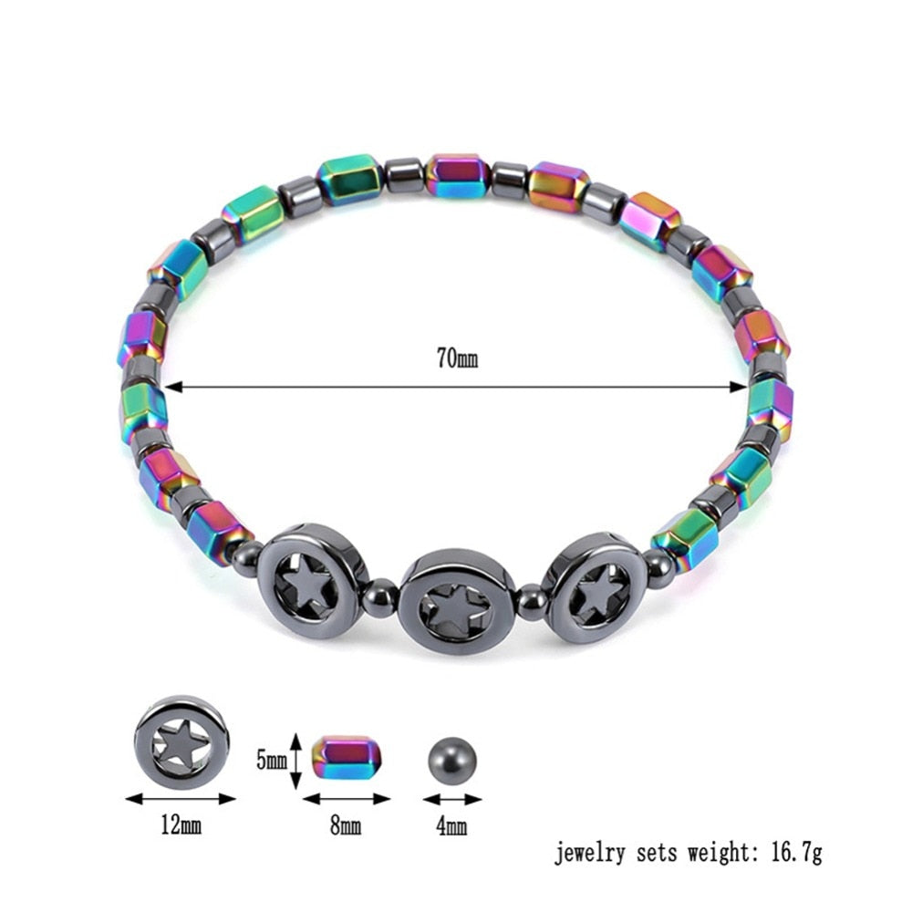 Slimming Magnet Hematite Anklet