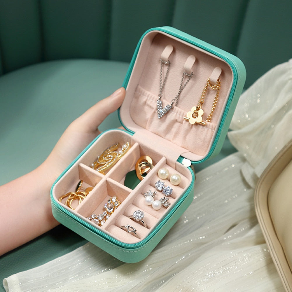 Chloe Portable Organizer Mini Travel Display Storage Jewelry Box