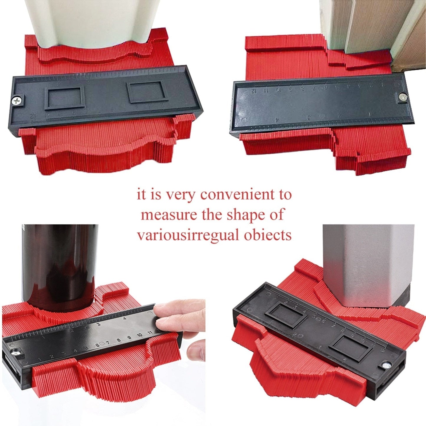 Shape Contour Gauge Duplicator Profile Measuring - Angle Ruler