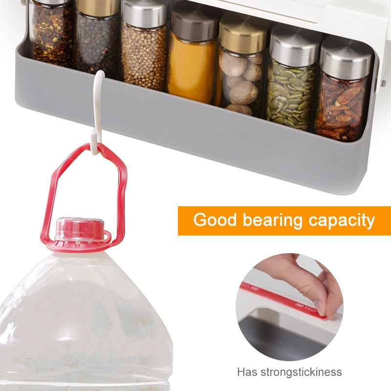 Kitchen Under Shelf Spice Organizer