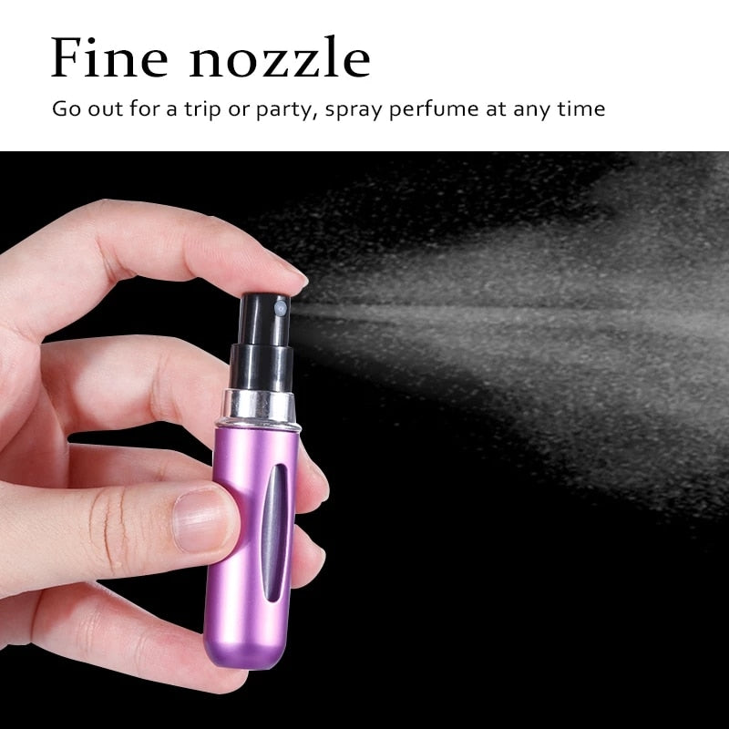 Portable Mini Refillable Perfume Empty Spray (5 pcs)