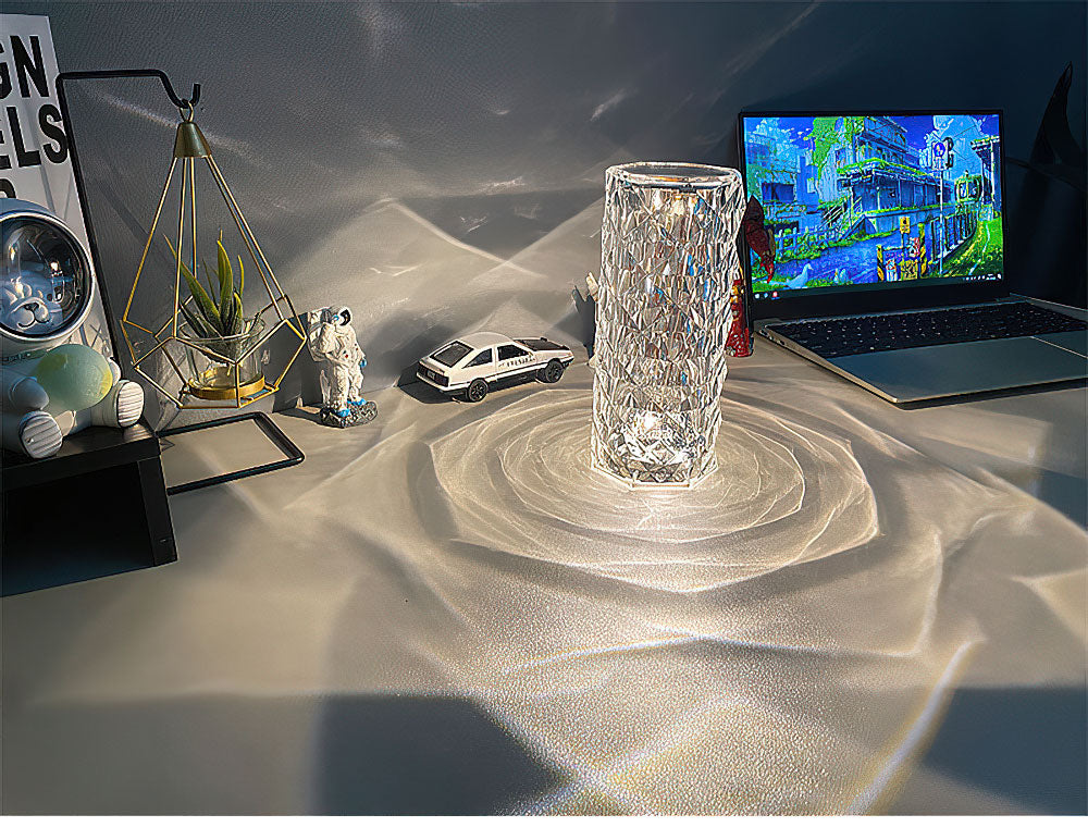 3 Colors Adjustable Diamond Table Lamp - Perfect Home Lamp