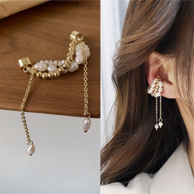 Magnetic Pearl Ear Clip