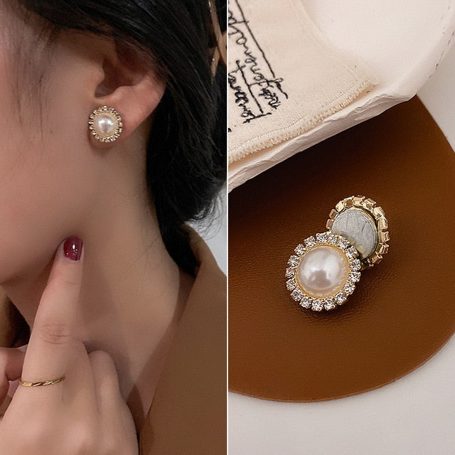 Magnetic Pearl Ear Clip