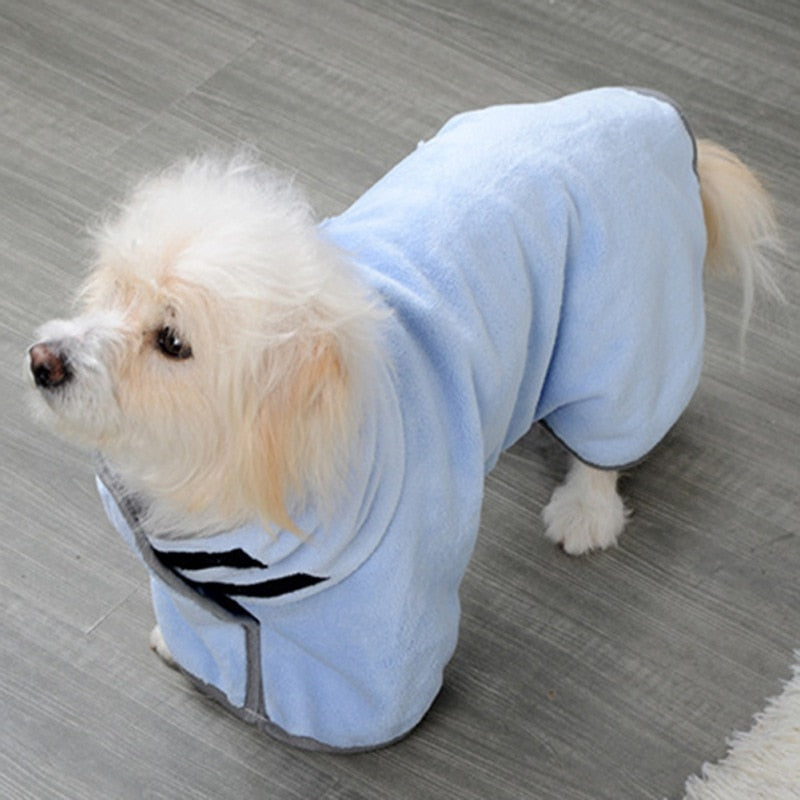 Absorbent Pet Bathrobe