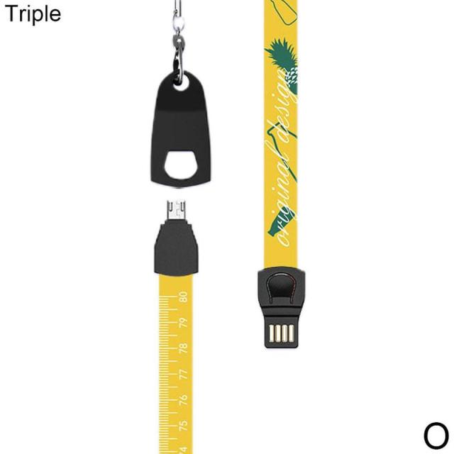 3-in-1 Multi-function Data Cable Lanyard