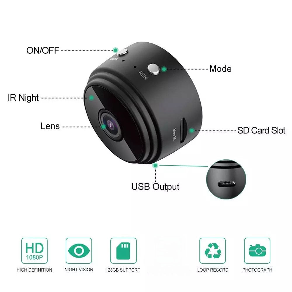 Wireless Wifi Camera With Sensori Night Vision