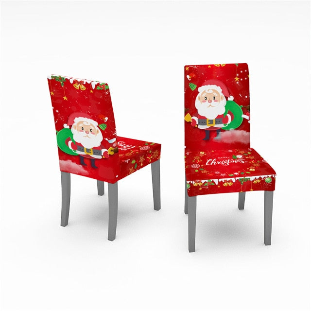 Stretchable Christmas Chair Covers