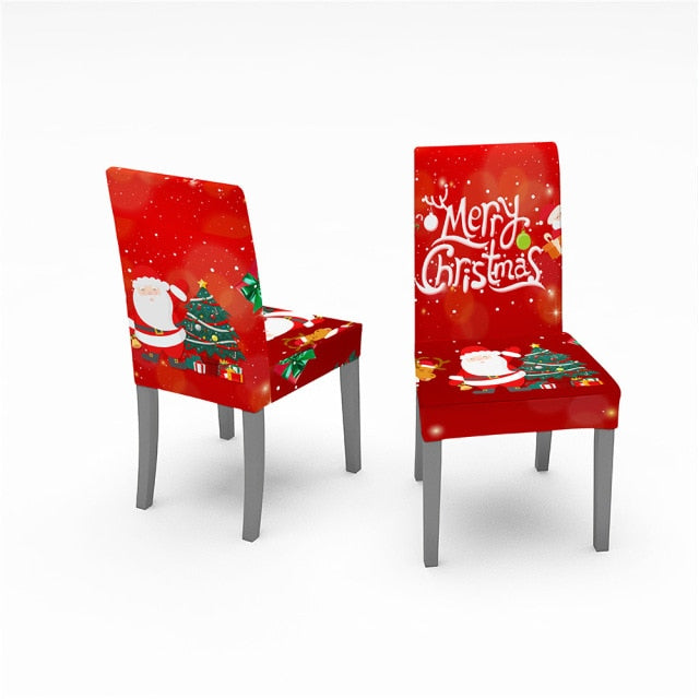 Stretchable Christmas Chair Covers