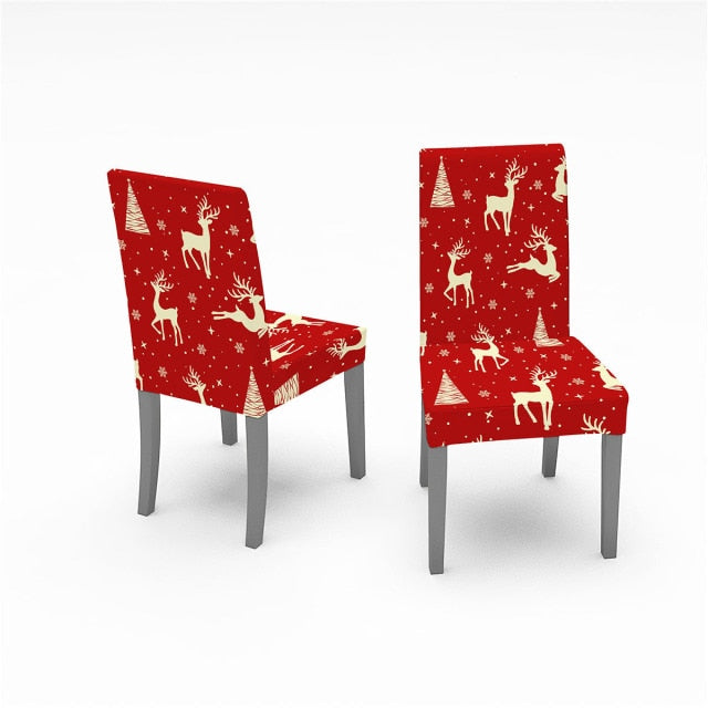 Stretchable Christmas Chair Covers