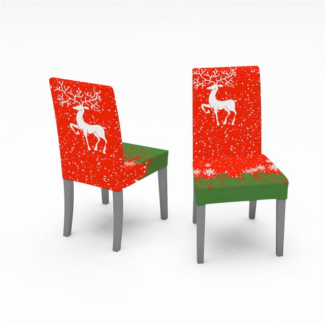 Stretchable Christmas Chair Covers