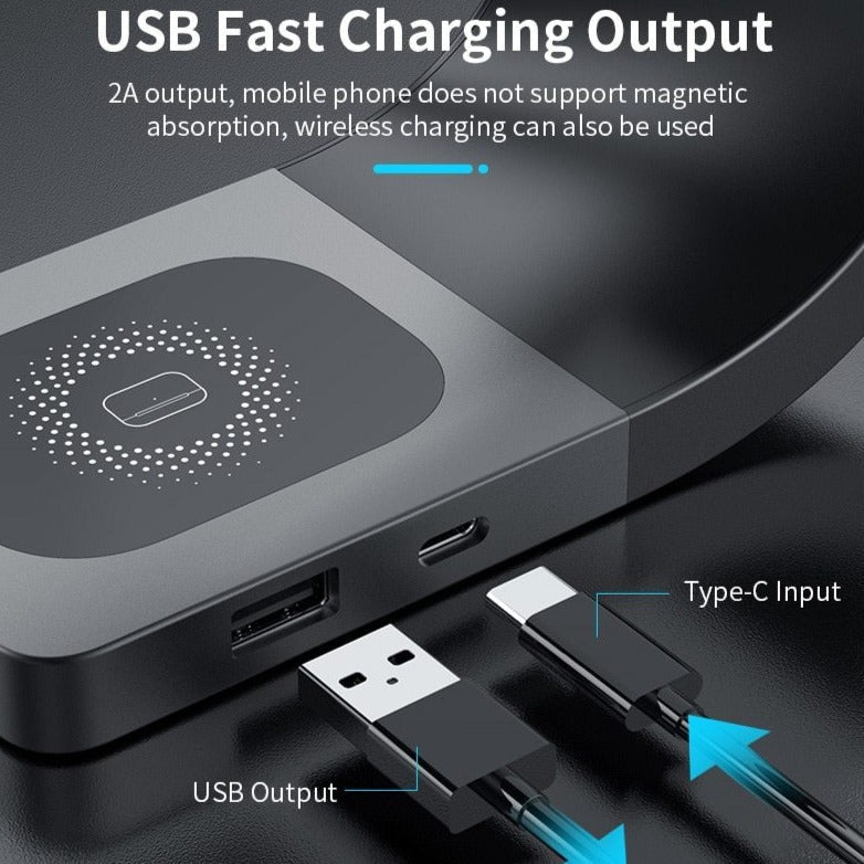 4 IN 1  MAGNETIC WIRELESS CHARGING STAND