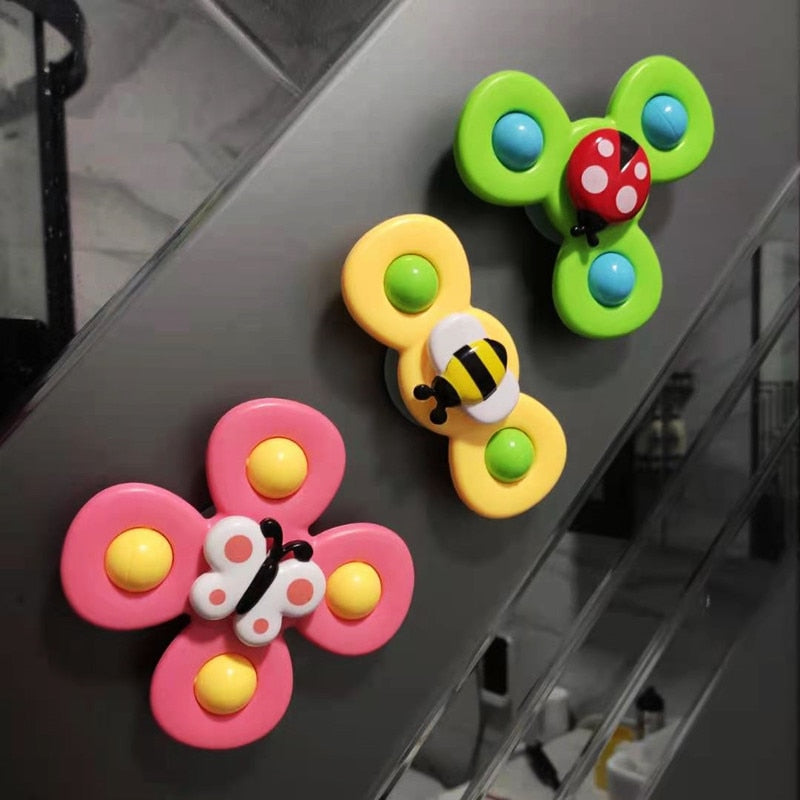 Cute Cartoon Suction Cup Spinner Toy