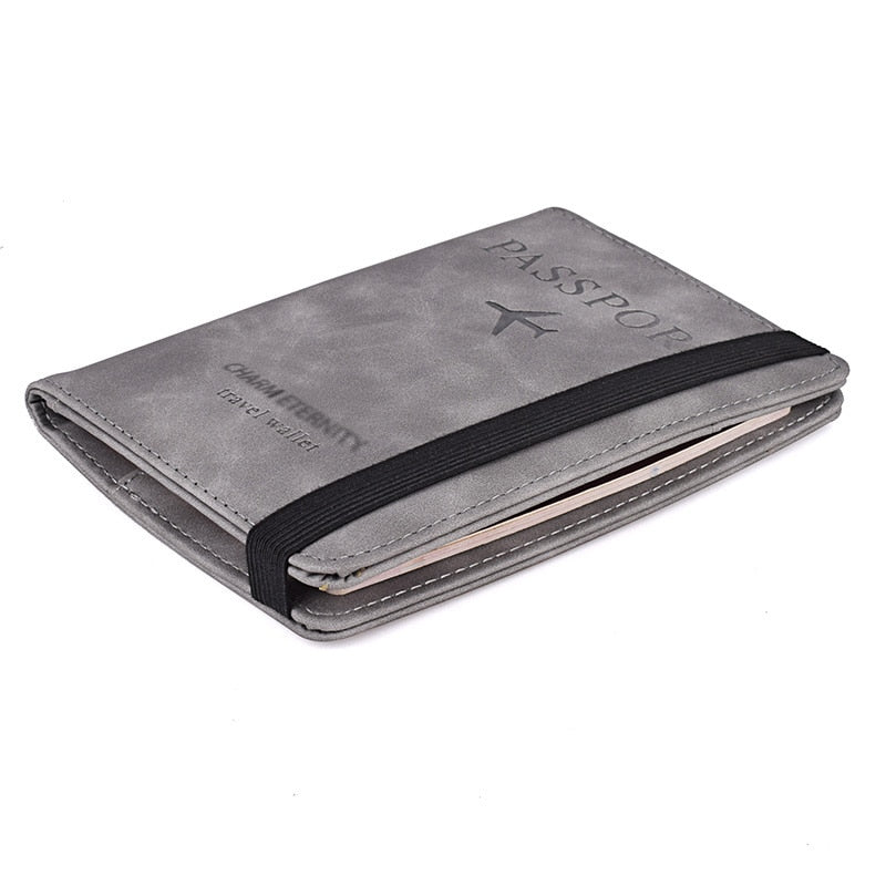 RFID BLOCKING LEATHER CARD WALLET