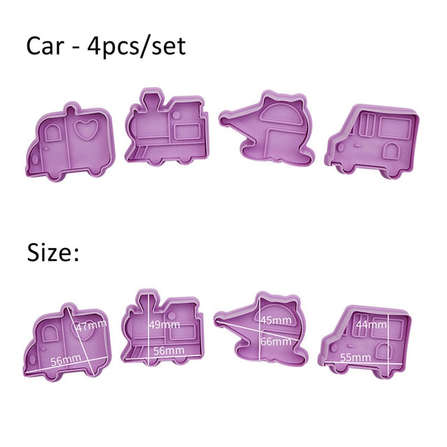 Perfect Stamp Biscuit Mold (4 PCS)