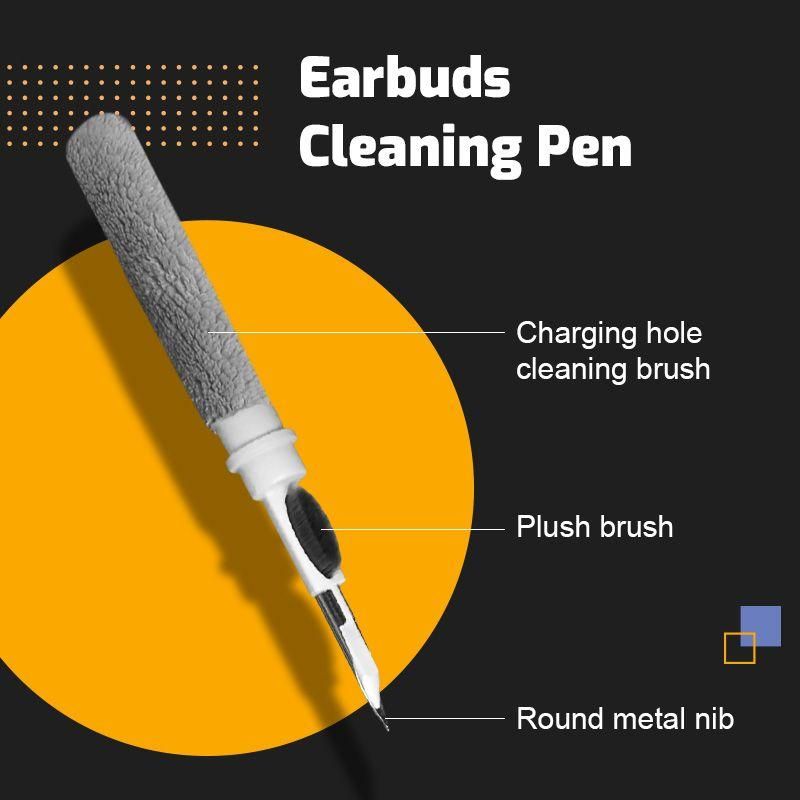 Push-Pull Headphone & Phone Cleaning Pen