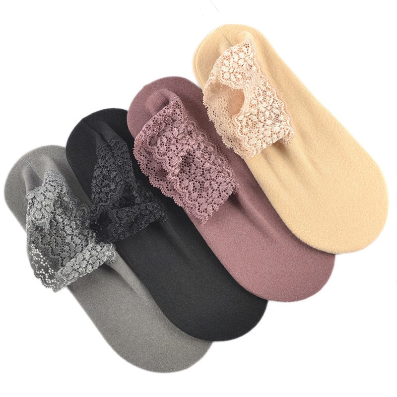 New Fashion Lace Warmer Socks