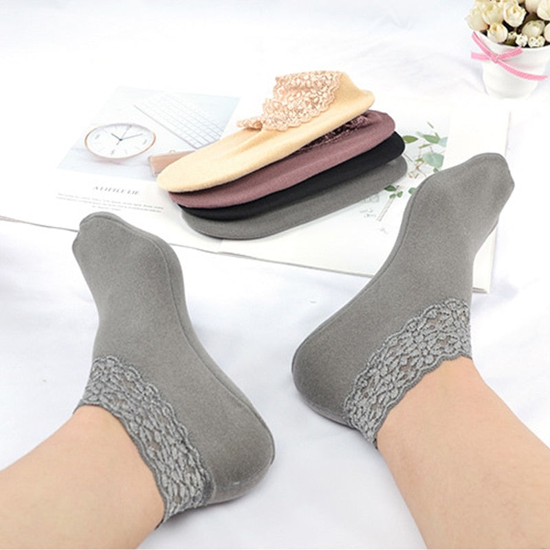 New Fashion Lace Warmer Socks