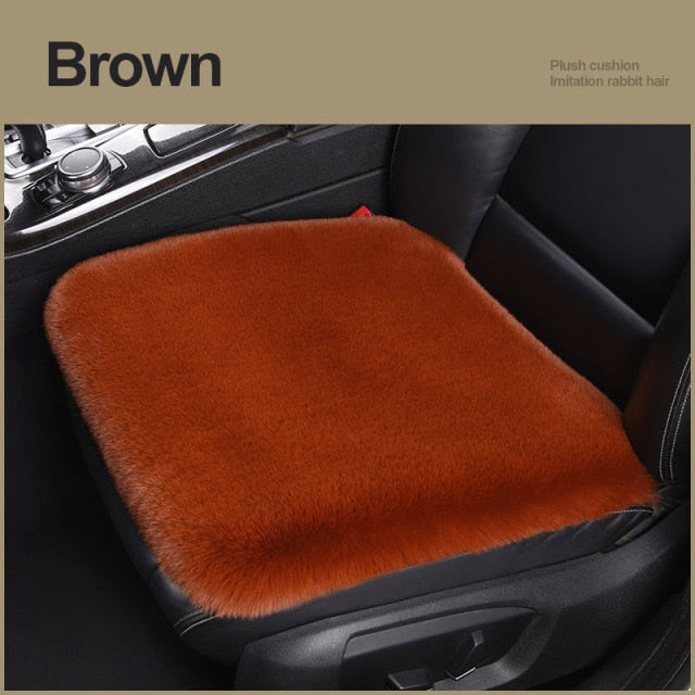 Fur Car Seat Cushion