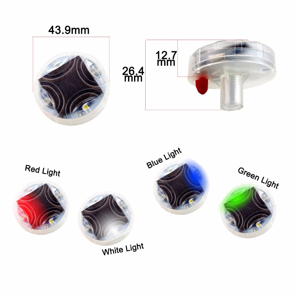 Car Solar Tire Light LED Color Flashing (suitable for cars, motorcycles and bicycles)