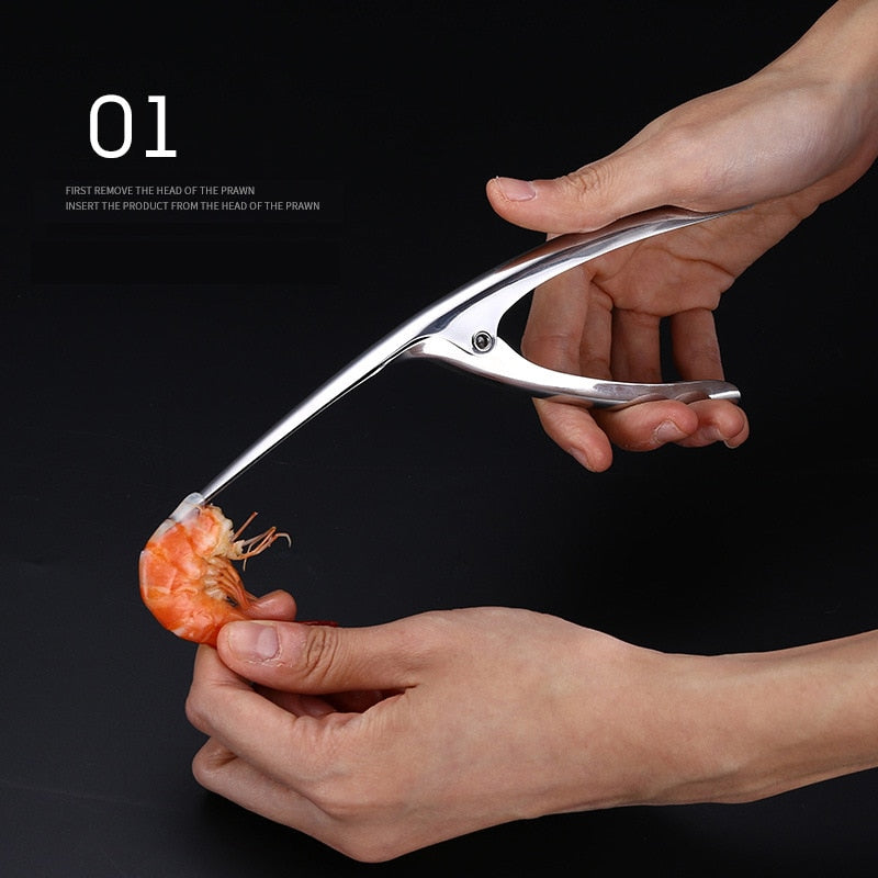 Stainless Steel Shrimp Peeler