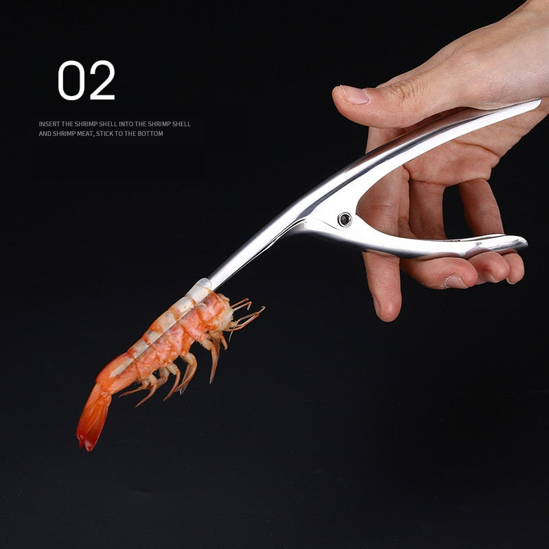 Stainless Steel Shrimp Peeler